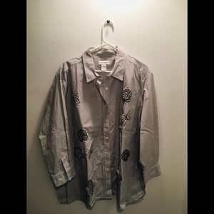 Draper’s & Damon’s Striped Patchwork Button Up